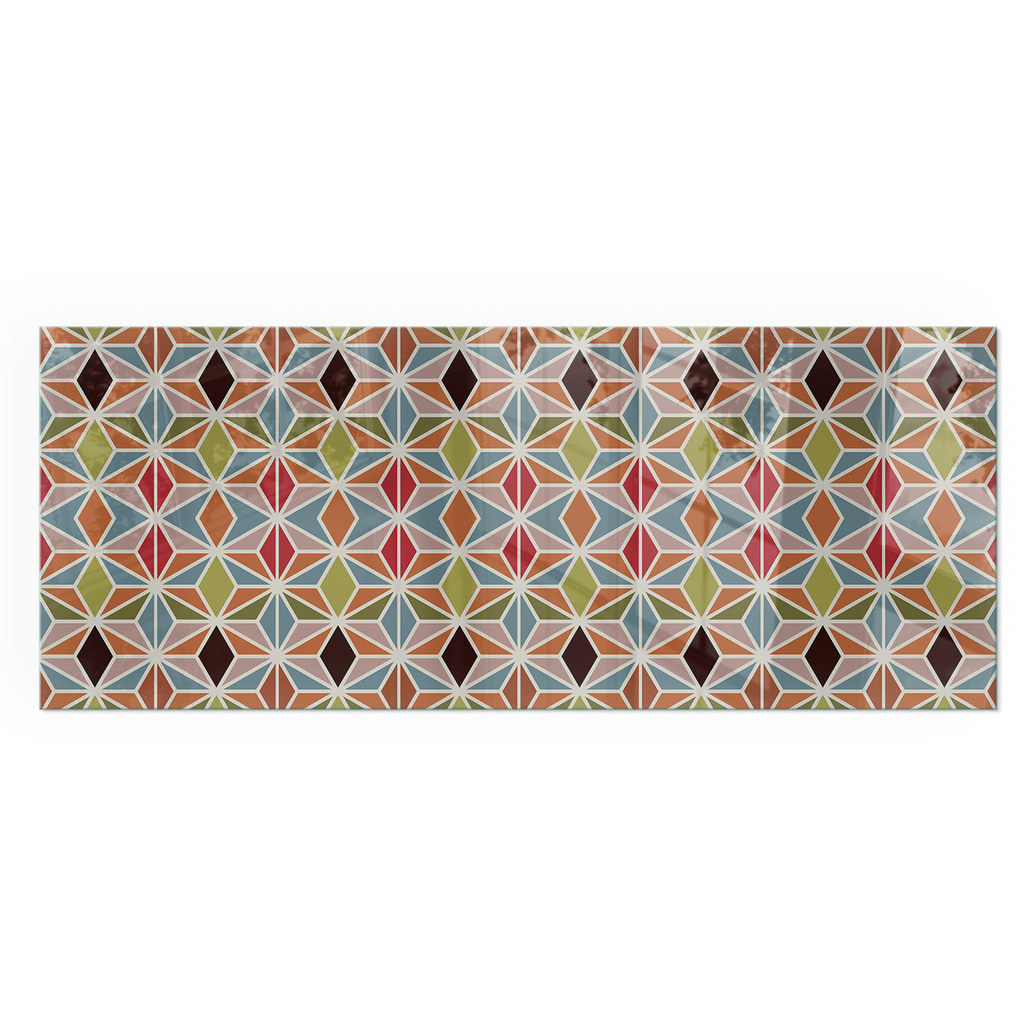 GLASPLATTE für Kamin 125x50 cm - Braun, Glas (125/50/0.4cm) - TULUP