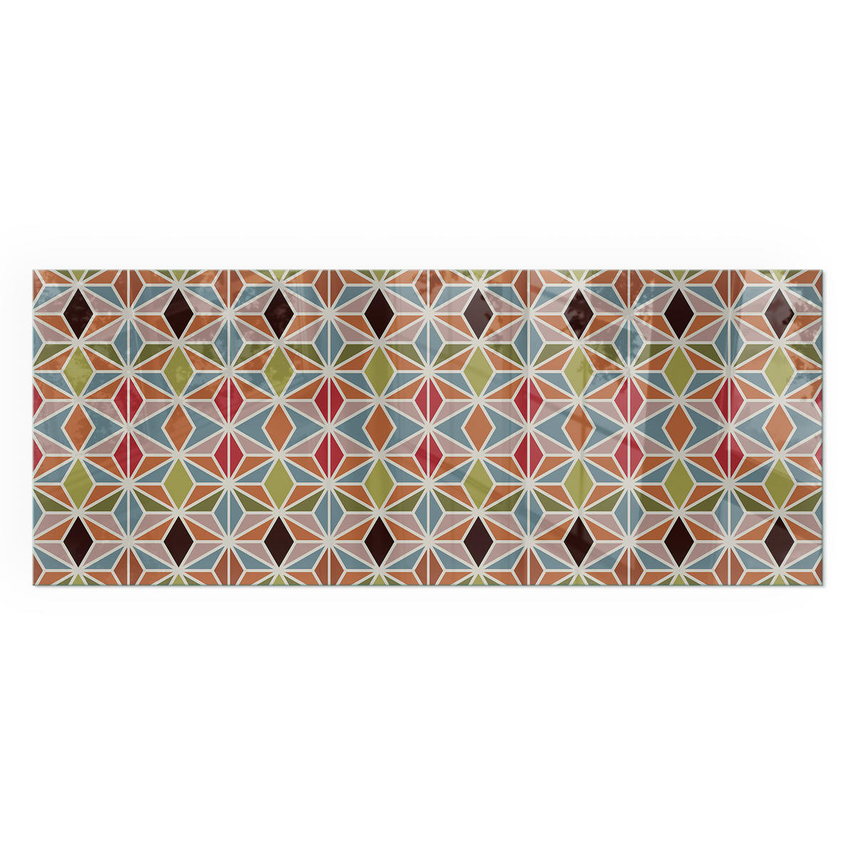 GLASPLATTE für Kamin 125x50 cm - Braun, Glas (125/50/0.4cm) - TULUP