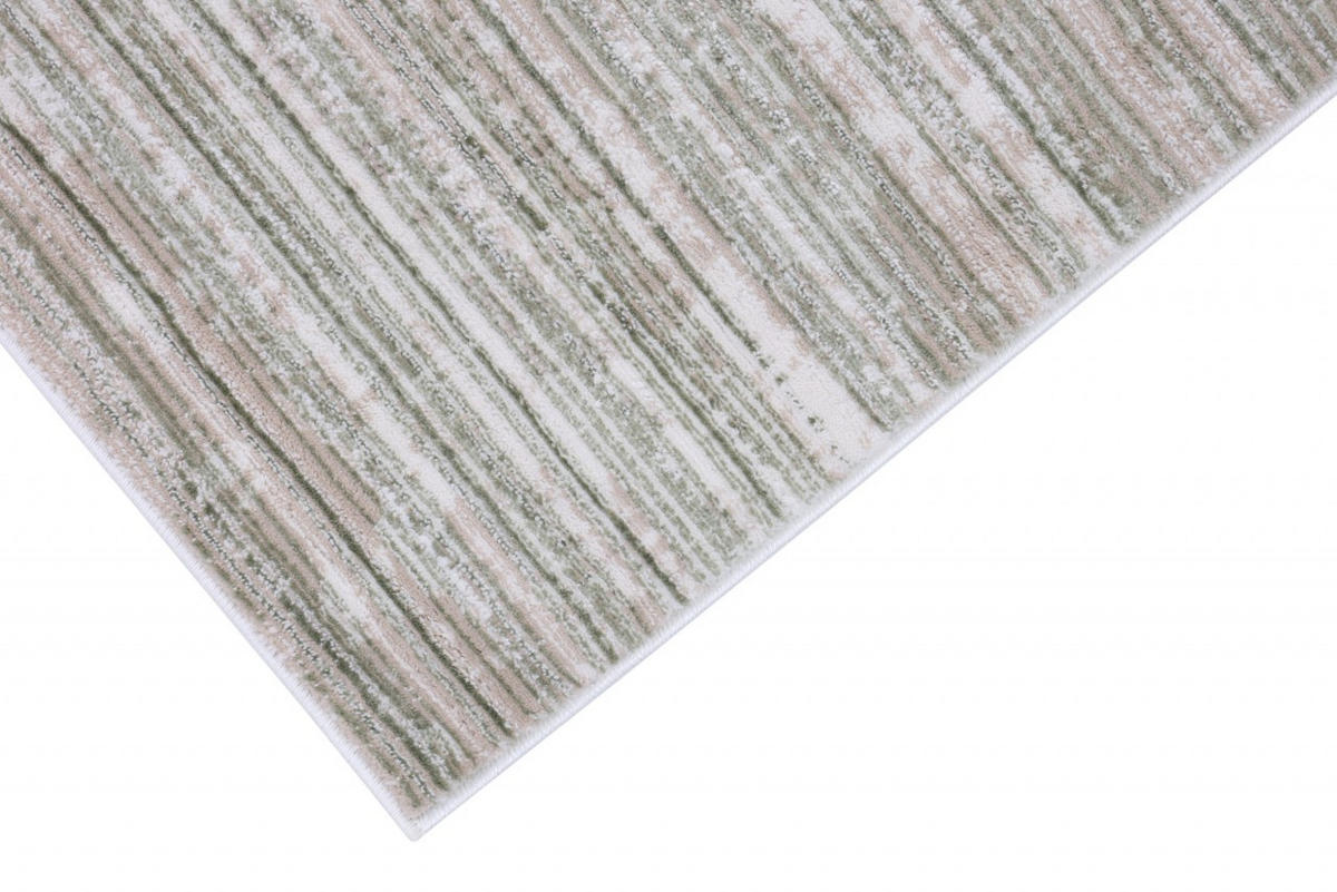 KOBEREC zelený abstraktný - 120 x 170 cm - šalviovozelená, textil (120/170cm) - Mazovia
