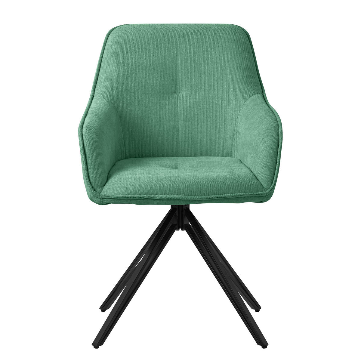 ESSZIMMERSTUHL 4er Set grün - Grün, Textil (61/84.5/57cm) - ML-DESIGN