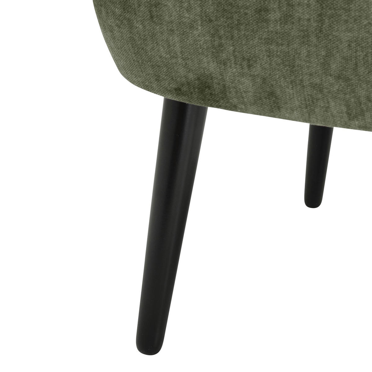 POLSTERSESSEL Kassi Samtvelours dunkelgrün - Dunkelgrün, Kunststoff (68/80/69cm) - 58aufmkessel