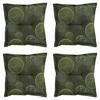 SITZKISSEN Kreis 50/50 cm 4er-Set - Grün, Textil (50/5/50cm) - Madison
