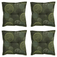 SITZKISSEN Kreis 50/50 cm 4er-Set - Grün, Textil (50/5/50cm) - Madison