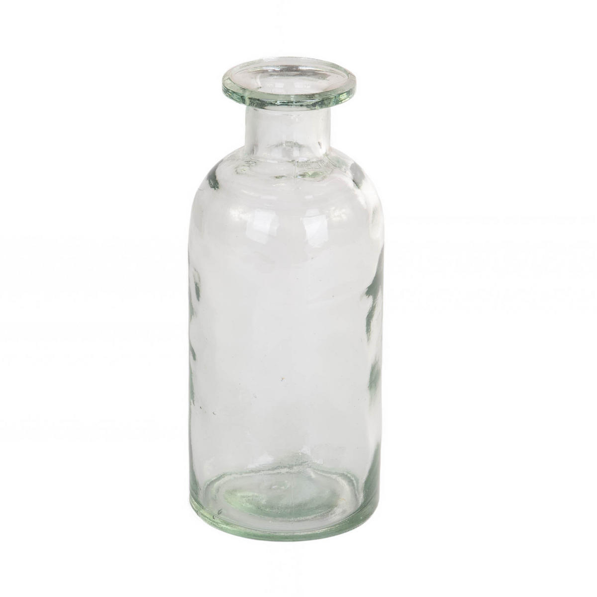 VASE und Flasche aus Recyclingglas 700 ml 8,5/8,5/20 cm - Transparent, Glas (20cm) - Home Styling Collection