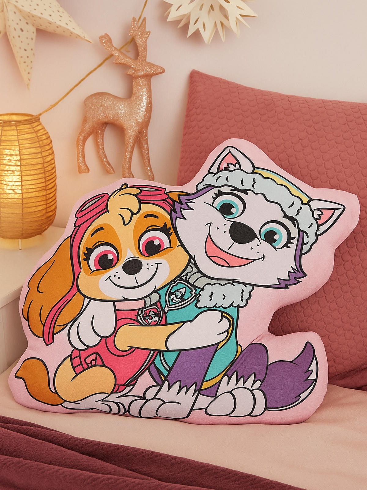 KINDERKISSEN Paw Patrol Paw Girl 35 x 35 cm - Multicolor, Textil (35/35cm) - Paw Patrol