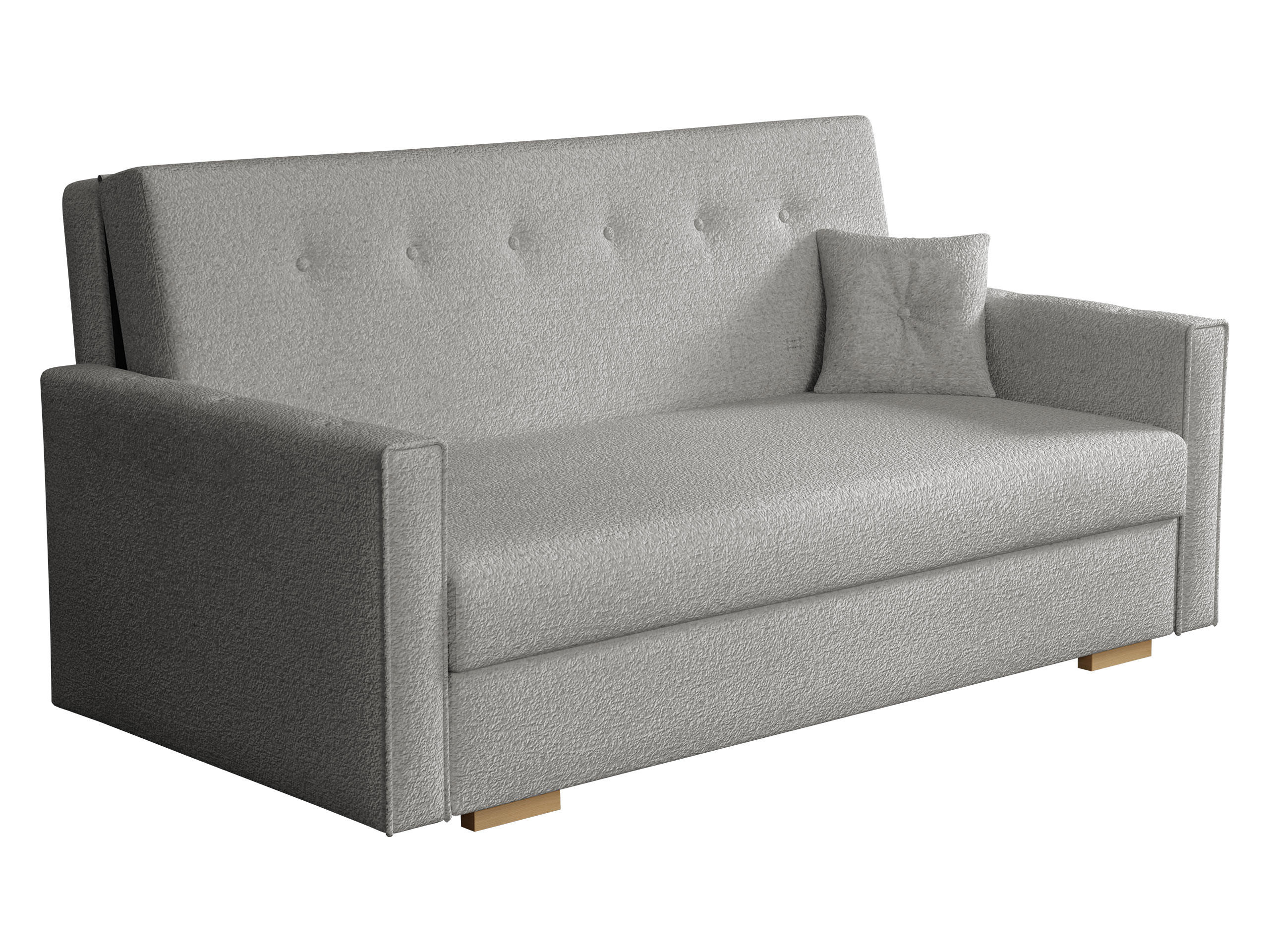 SCHLAFSOFA Viva Sonic IV - Schwarz/Grau, Holz/Textil (173/85/100cm) - MIRJAN24