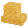 FROTTIERSET Premium 6-teilig - Gelb, Textil (50/100cm) - Ross