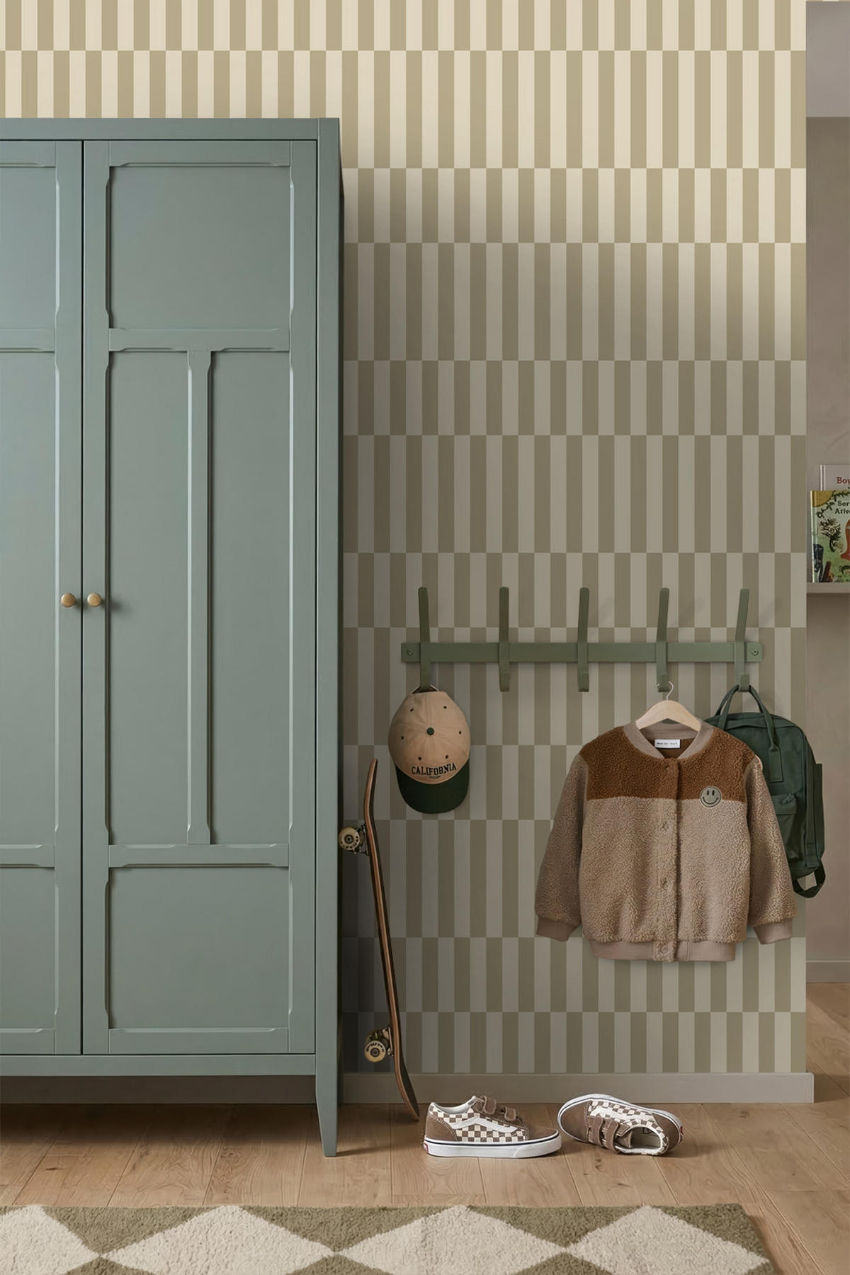 TAPETE Streifen 53 cm x 10.05 m - Beige, Papier (53/1000cm) - ESTAhome