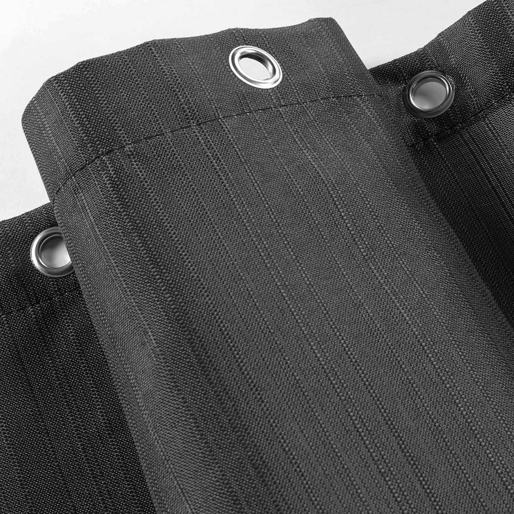 Thumbnail - Douceur d´intérieur Duschvorhang, Grau, Textil, 180x200 cm, Badtextilien, Duschvorhänge