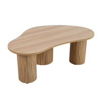 COUCHTISCH, Beigefarbe - Beige, Holzwerkstoff (60/100/38cm) - Oviala
