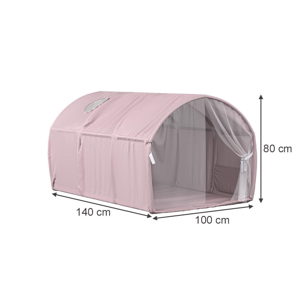 Thumbnail - VitaliSpa Tunnelzelt, Pink, Textil, Rund, 100x140 cm, Spielzeug, Kinderzelte