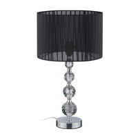 TISCHLAMPE - Multicolor, Glas/Textil (29.5/29.5/54cm) - Relaxdays