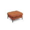 POUF Mamaia aus strukturiertem Stoff ziegelstein - Braun, Textil (60/41/60cm) - Micadoni