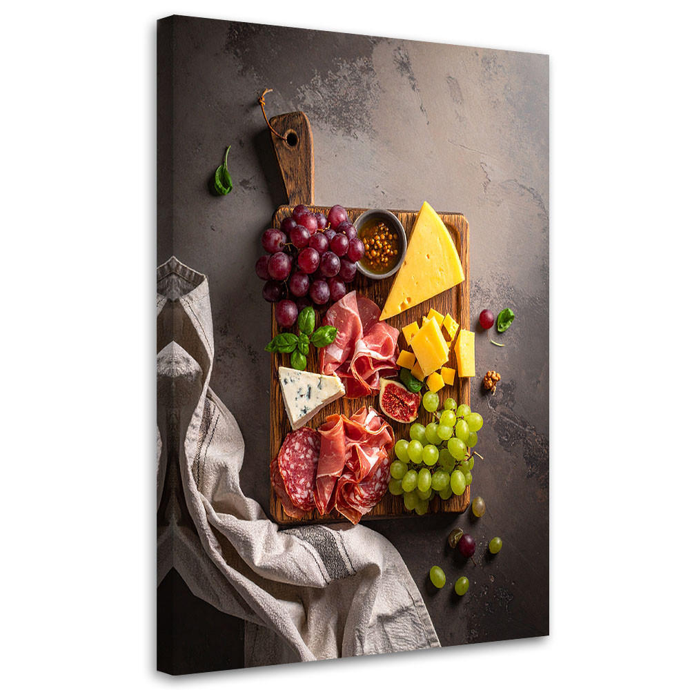 LEINWANDBILD Essen & Trinken 20x30cm - Multicolor, Textil (20/30cm) - Feeby