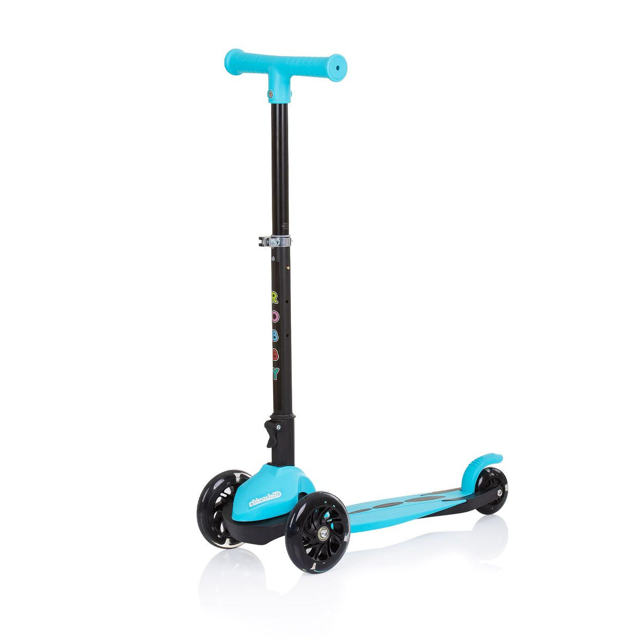 KINDERROLLER Robby blau Lenker höhenverstellbar klappbar Bremse - Blau, Metall (60/30/70cm) - Chipolino