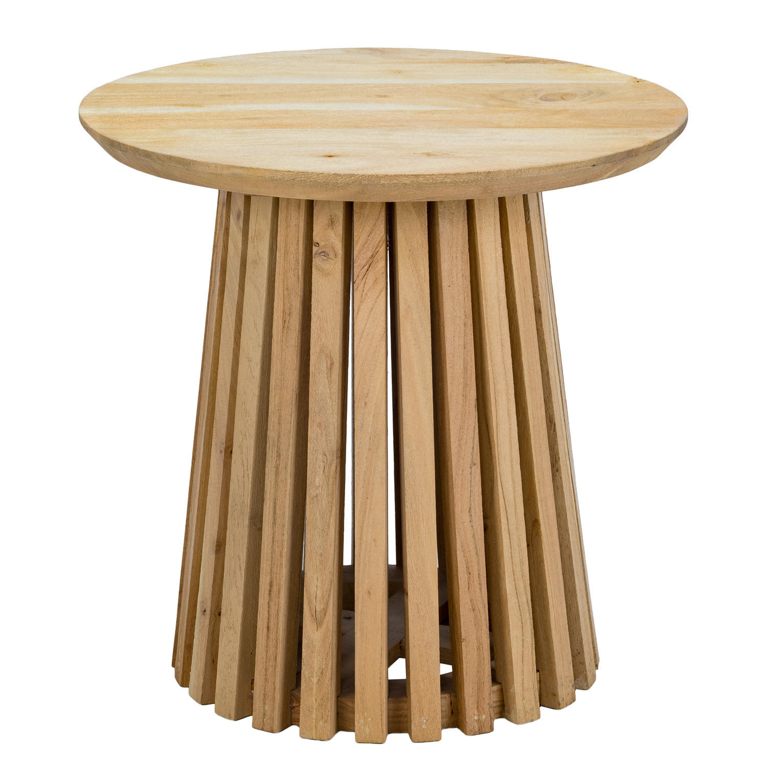 BEISTELLTISCH - Akazie massiv - Braun, Holz (50/50/50cm) - home24