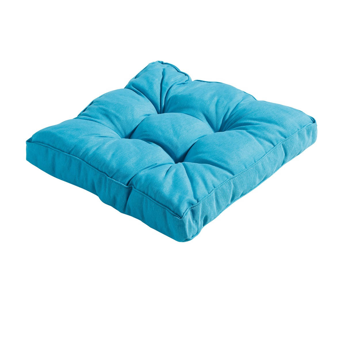 SITZKISSEN Panama 47/47 cm 4er-Set - Blau, Textil (47/8/47cm) - Madison