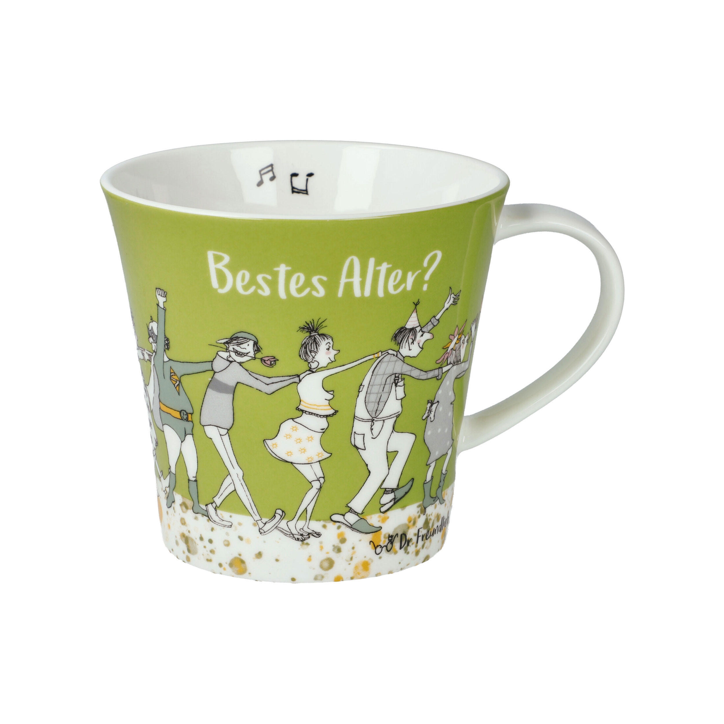 TEETASSE Barbara Freundlieb - Das beste Alter, Fine Bone China, Bunt, 350 ml - Multicolor, Keramik (0.35L) - Goebel