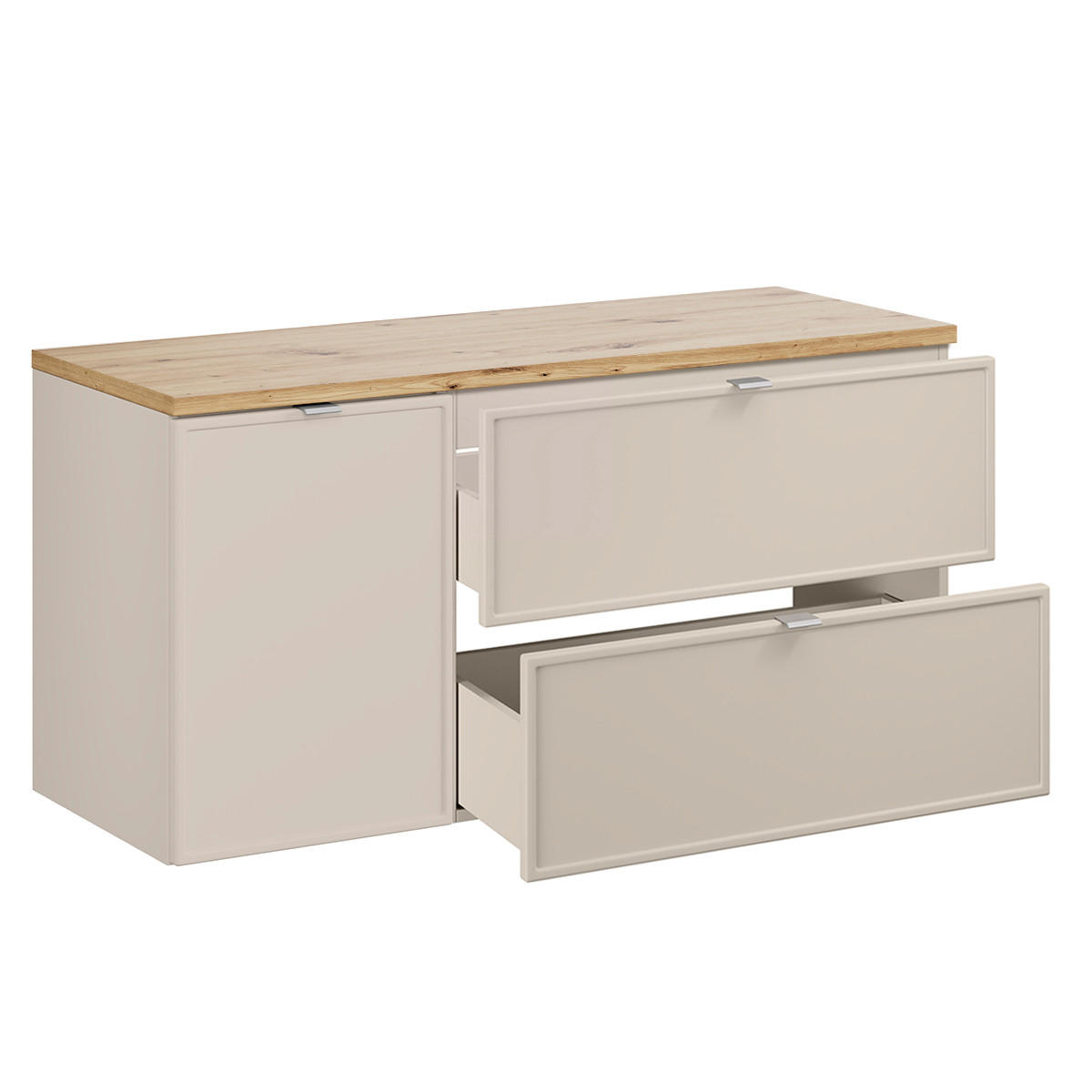 SKŘÍŇKA POD UMYVADLO 120.6cm Alba Kašmír - béžová, kompozitní dřevo (120.6/59/46cm) - Petits-meubles