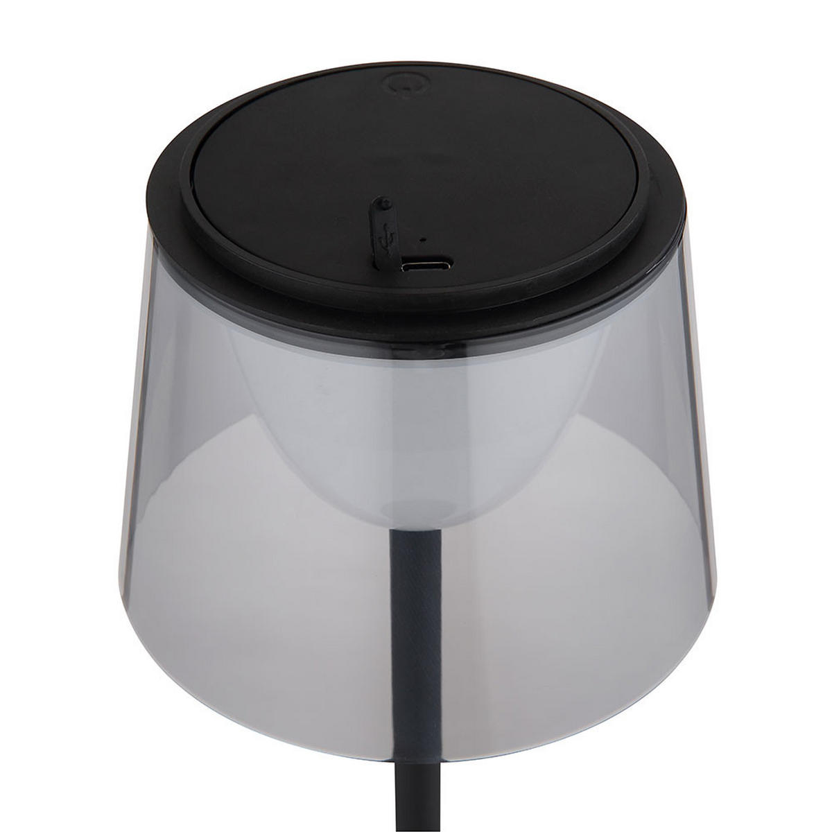 LED TISCHLEUCHTE Metall Schwarz - Schwarz, Metall (13/13/34cm) - Globo Lighting