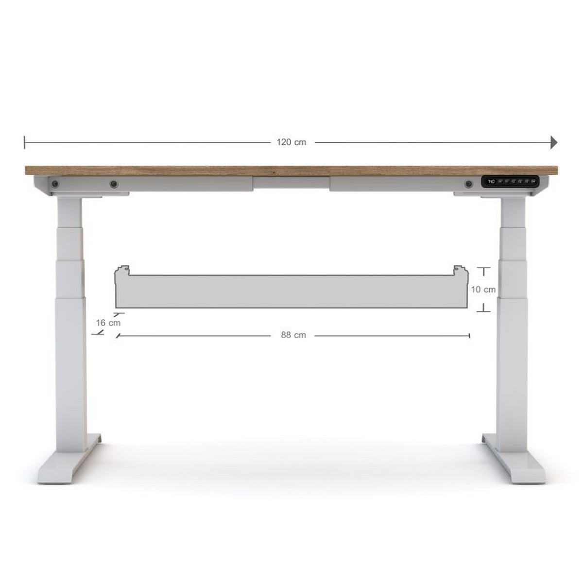 KABELMANAGEMENT-SET Horizontaler Kabelkanal Flex-small + Vertikale Kabelführung / Plus Vertikale Kabelführung Weiß 880mm - Weiß, Metall (16/88/10cm) - ASSMANN