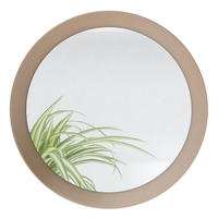 SPIEGEL Globe Bronze Optik - Bronzefarben, Holzwerkstoff (50/50/2cm) - Vladon