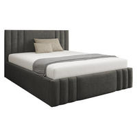 POLSTERBETT Ribo - Dunkelgrau, Holz/Textil (180/200cm) - MIRJAN24