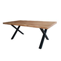 ESSTISCH CANTAL / 200x100 cm - Massive Eiche - Naturfarben, Holz (200/100/75cm) - Weber Industries
