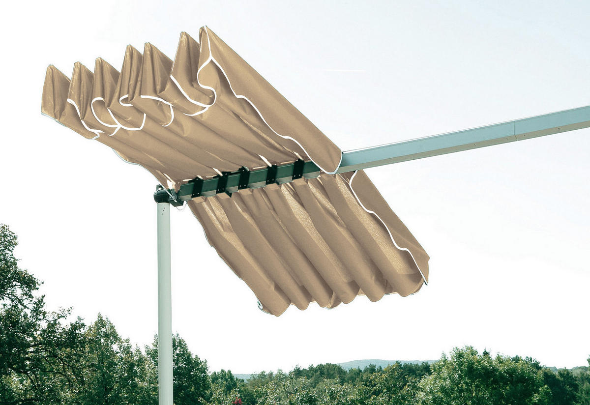 ERSATZDACH Markise Dubai 375x225 cm Beige - Beige, Textil (375/1/225cm) - QUICK STAR