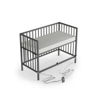 BEISTELLBETT Matratze SleepPlus, Rollen & Umbauseite - grau - Dreamy 4 in 1 Bett - Grau, Holz (120/90/60cm) - Sämann – make a difference.