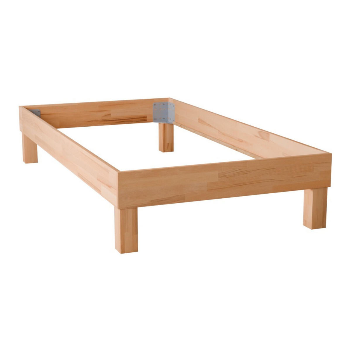 FUTONBETT 140/200 cm aus Kernbuche - Braun, Holz (140/200cm) - MeinMassivholz