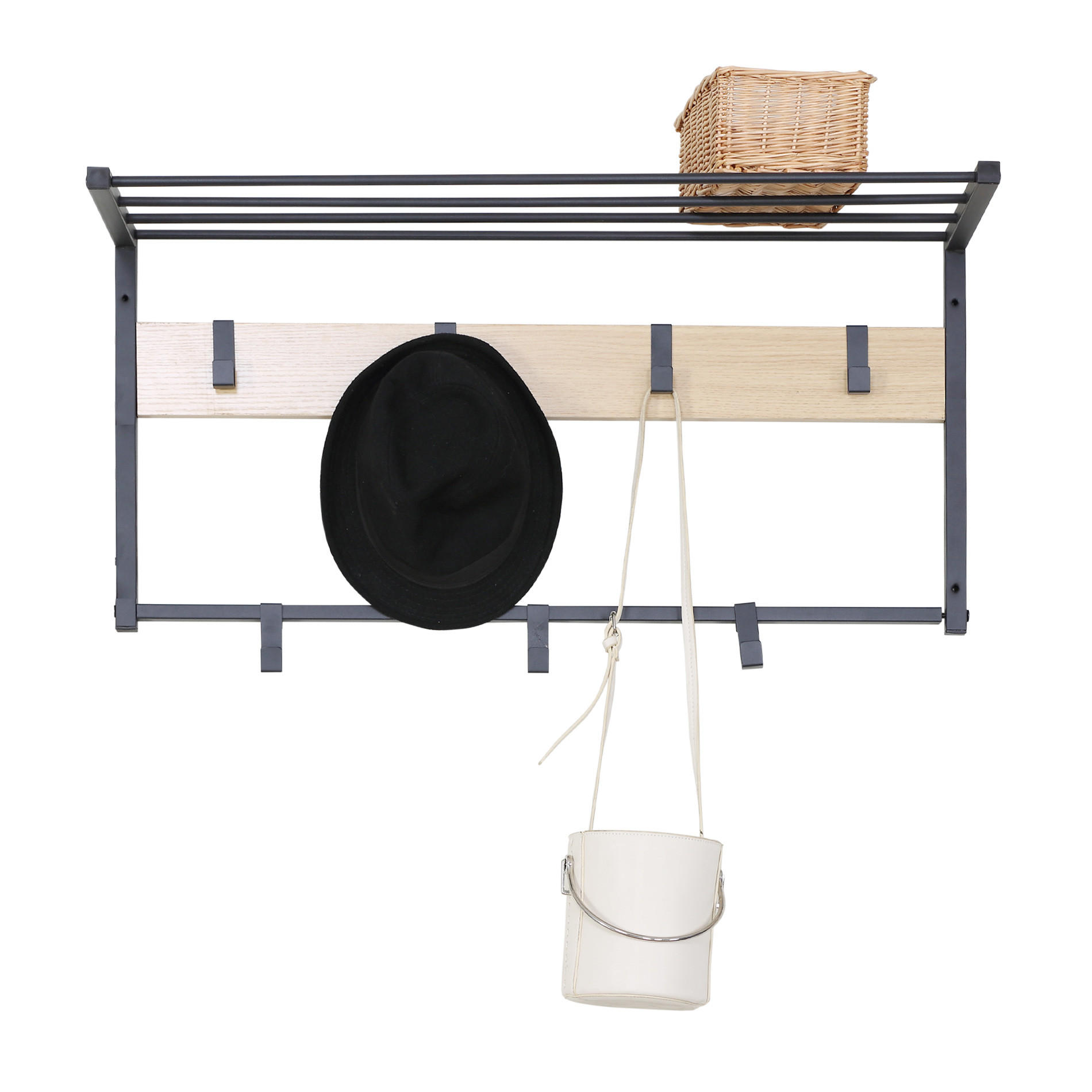WANDAUFHÄNGER Beige 30/80/45 cm - Beige, Metall (30/45/80cm) - Mobili Rebecca
