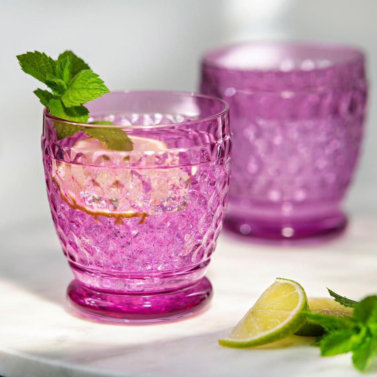 BECHER Boston Coloured Berry 330 ml 4er Set - Pink, Glas (0.33L) - Villeroy & Boch