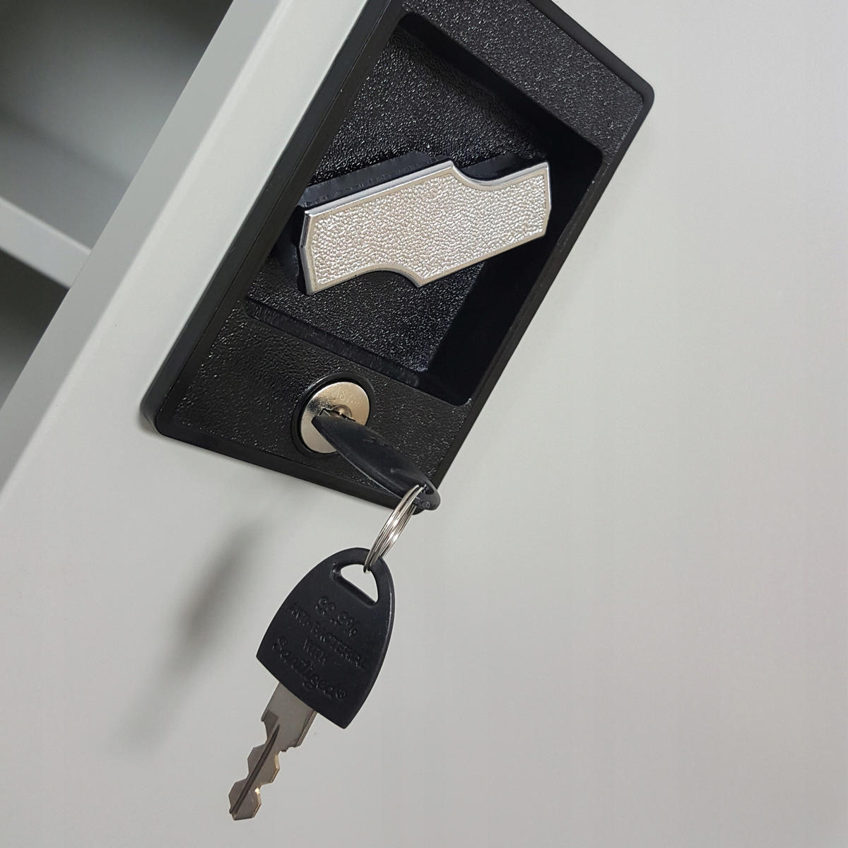 METALLSCHRANK Beata - Grau, Metall (90/93/40cm) - Jan Nowak