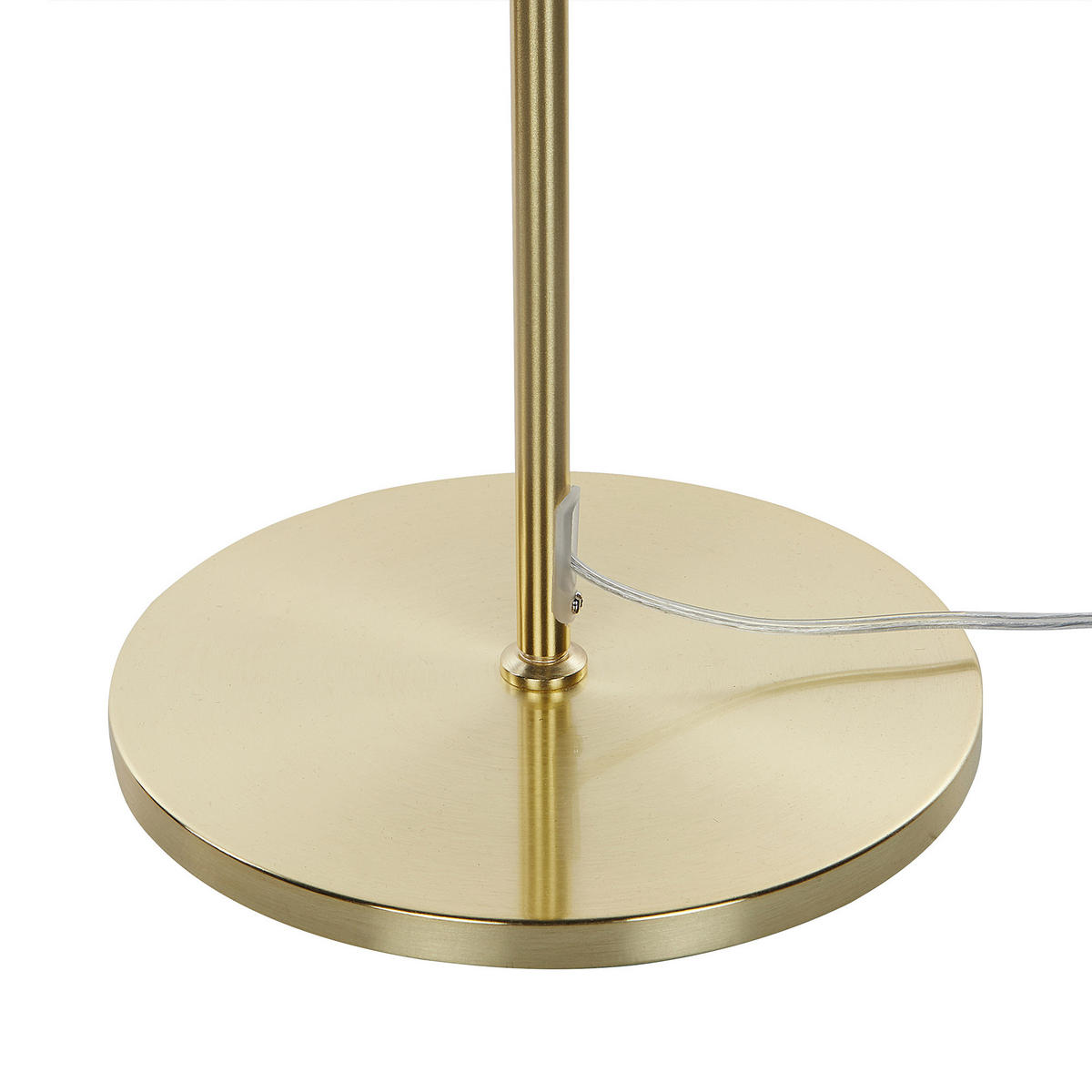 STEHLAMPE Braun Peristeri - Goldfarben/Braun, Metall (40/40/137cm) - Beliani