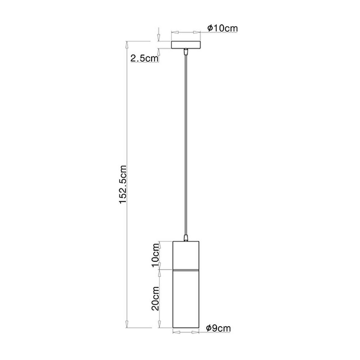 HÄNGELEUCHTE Metall Grau Rauchglas - Anthrazit, Glas (10/10/152.5cm) - Globo Lighting