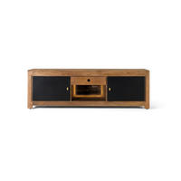 TV-SCHRANK aus Mangoholz und Metall - Braun, Holz (160/50/45cm) - Giner y Colomer