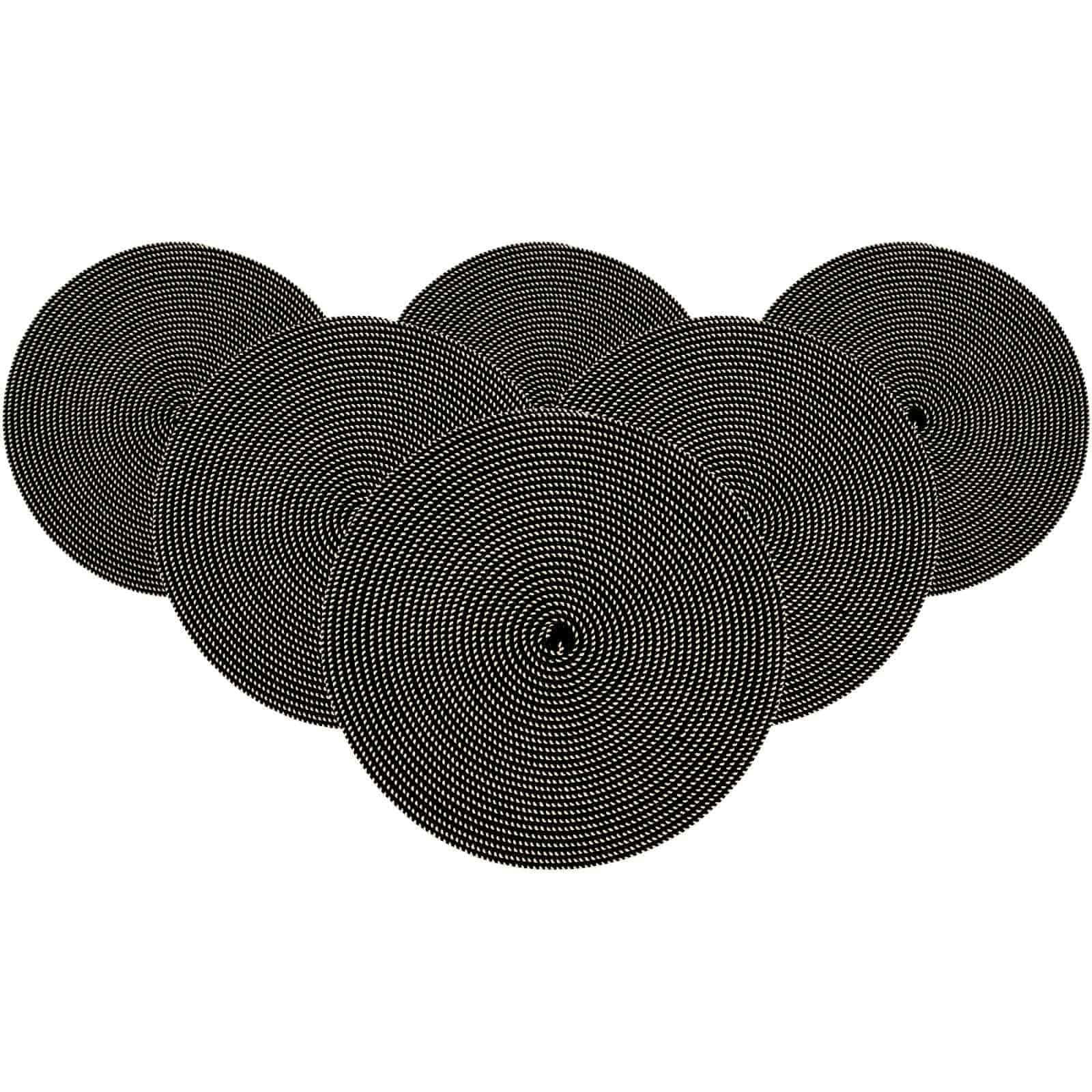 PLATZMATTEN Looma Grau ø 36 cm 6er Set - Grau, Kunststoff (36cm) - Ritzenhoff Breker