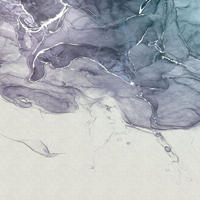 FOTOTAPETE Aquarell 300 x 280 cm - Grau, Papier (300/280cm) - Sanders & Sanders