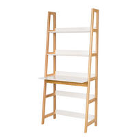 SCHREIBTISCHREGAL - Weiß - Weiß, Holz (52/80/180cm) - home24