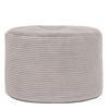 SITZPOUF Rund Milano - Grau, Textil (55/35/55cm) - icon