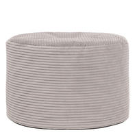 SITZPOUF Rund Milano - Grau, Textil (55/35/55cm) - icon