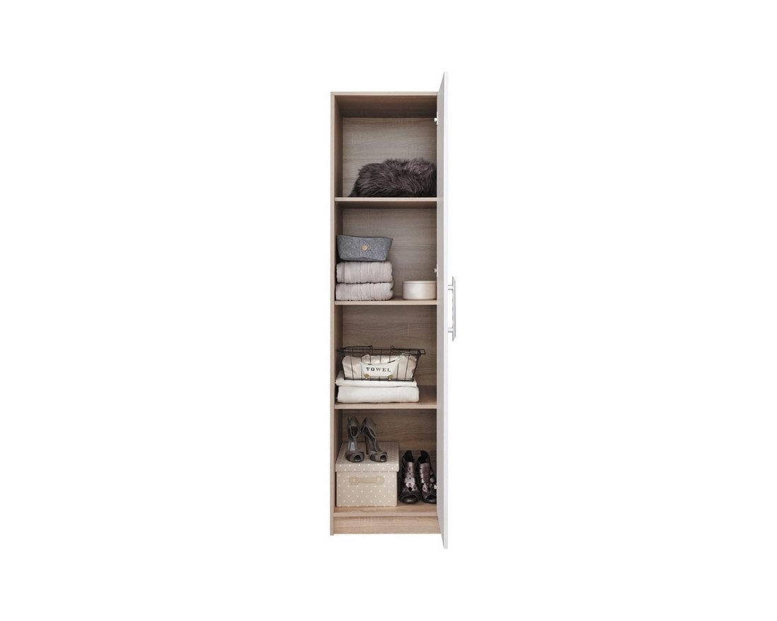 KLEIDERSCHRANK SAM SR5 50 / 190 / 56 cm Kaschmir - Kaschmir, Holzwerkstoff (50/190/56cm) - Deine Möbel 24