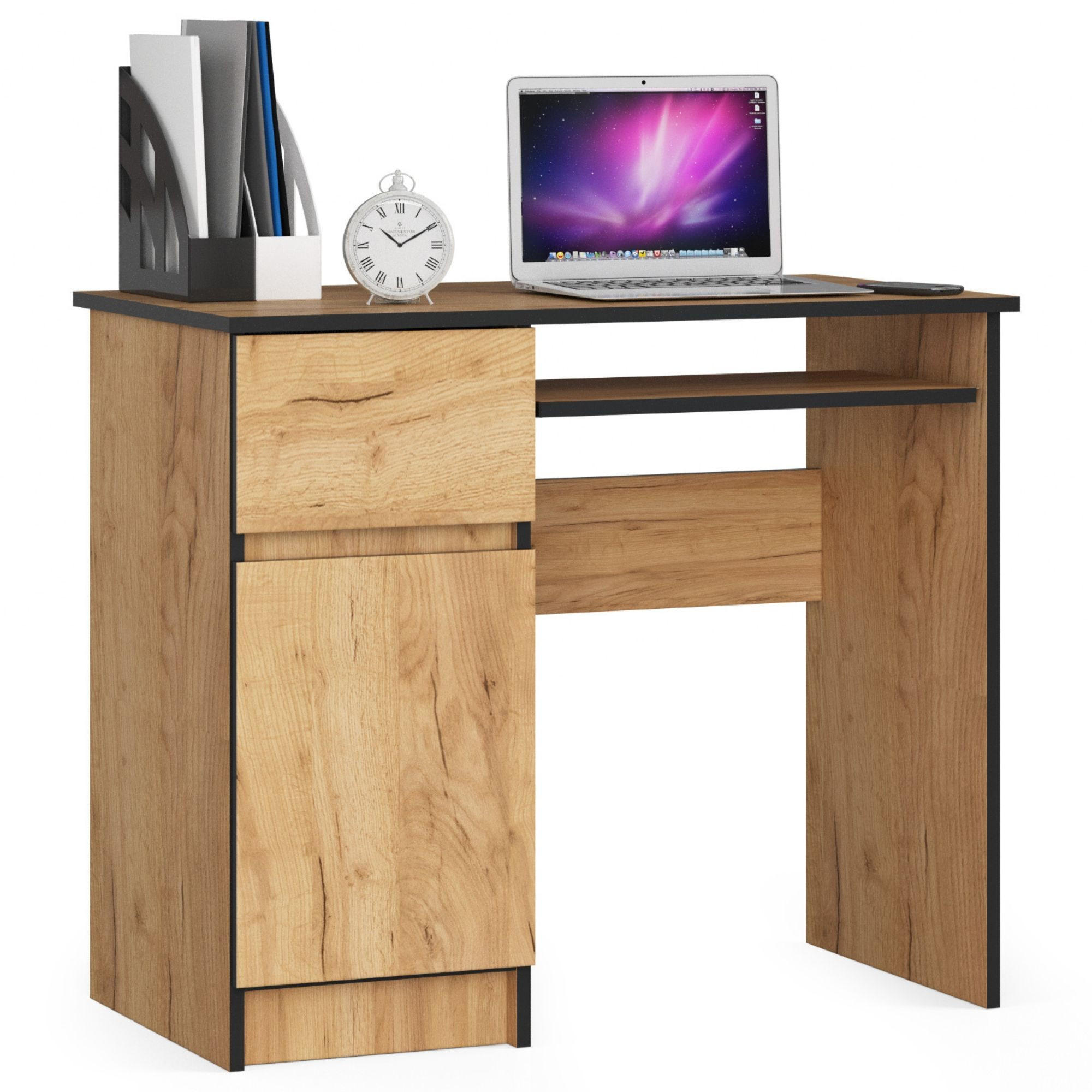 Akord Schreibtisch Eiche 90x77x50 cm