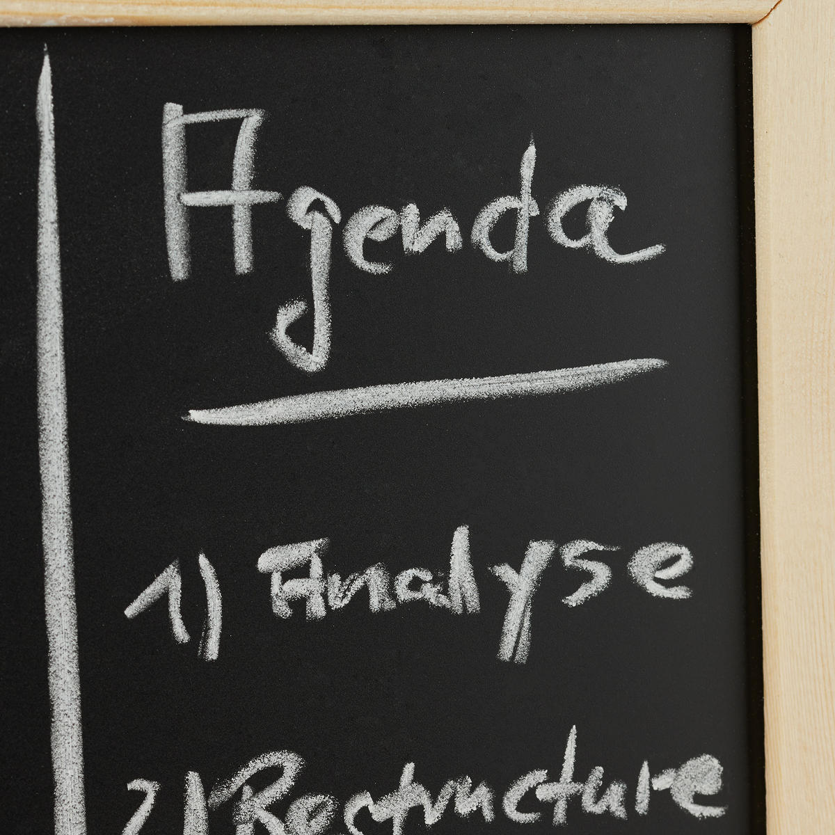 KREIDETAFEL - Schwarz, Holz/Holzwerkstoff (40/30/2cm) - Relaxdays