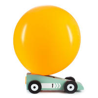 LUFTBALLONAUTO Mintstar, Kiefernholz, Mint - Grün, Holz (15/6.1/7.5cm)