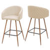 BARHOCKER Beige 2er-Set - Beige, Textil (53/100/50cm) - MCW