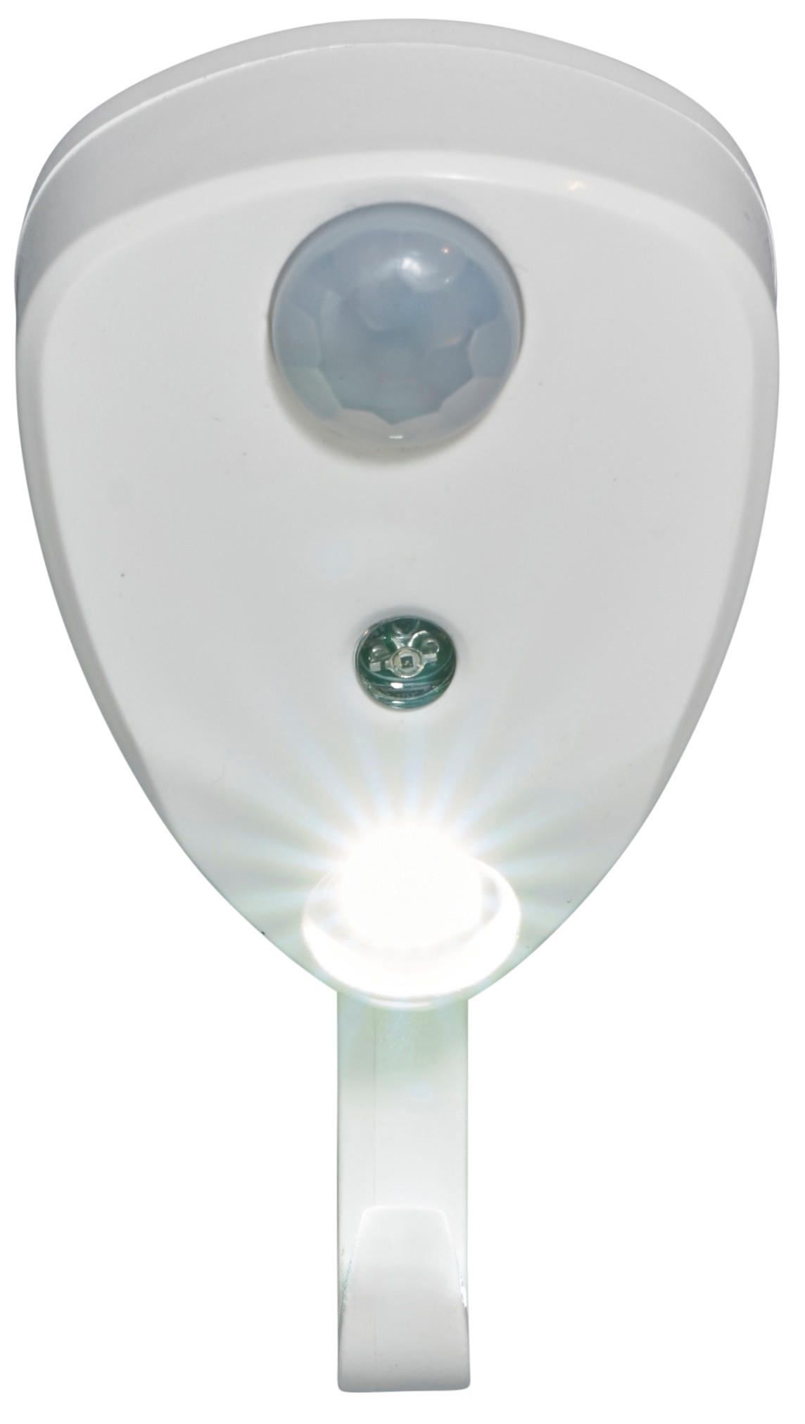 LED-SENSORLEUCHTE - Schlüsselaufhänger mit Bewegungsmelder und Dämmerungssensor für Flur und Eingangsbereich - Weiß, Kunststoff (2.5/3.7/7.1cm) - Northpoint