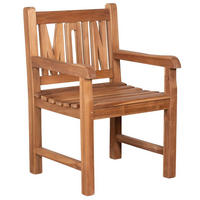 GARTENSTUHL Moin - Braun, Naturmaterialien/Metall (60/91/60cm) - Mr. Deko