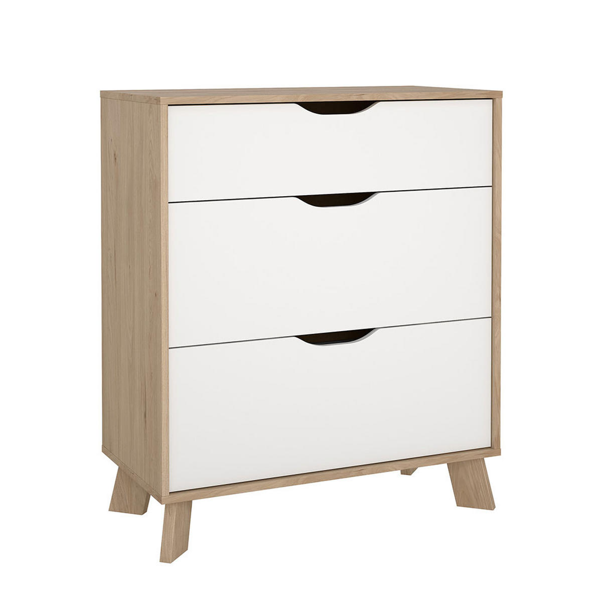 KOMMODE, Ikast, Eiche, Holzwerkstoff, 79 x 40 x 93 cm - Eichefarben, Holzwerkstoff (79/93/40cm) - ebuy24